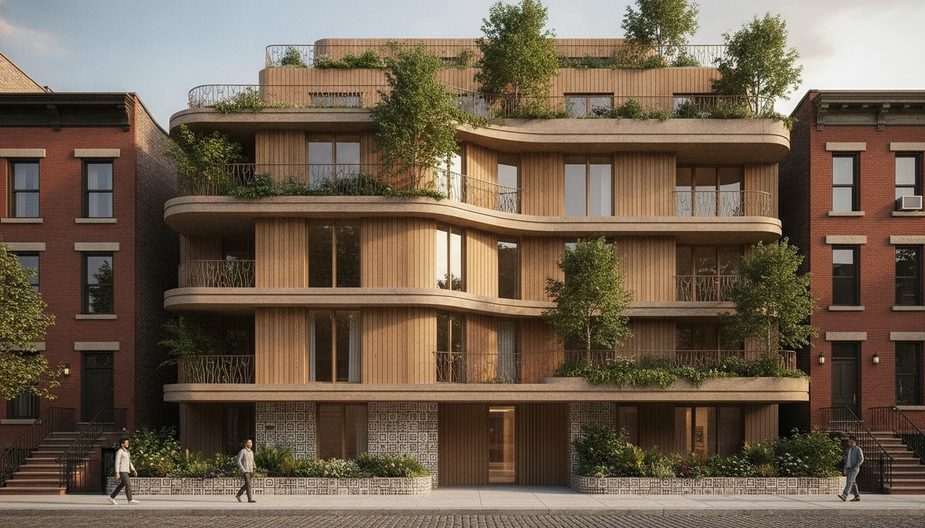 Contemporary residential over historic context